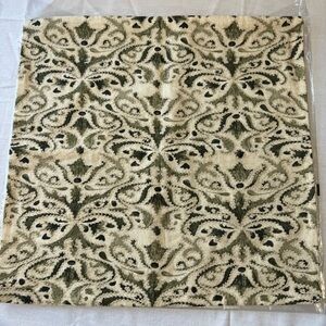 Pottery Barn Reilley Embroidered Sage Pillow Cover 22 inch square Linen NWT